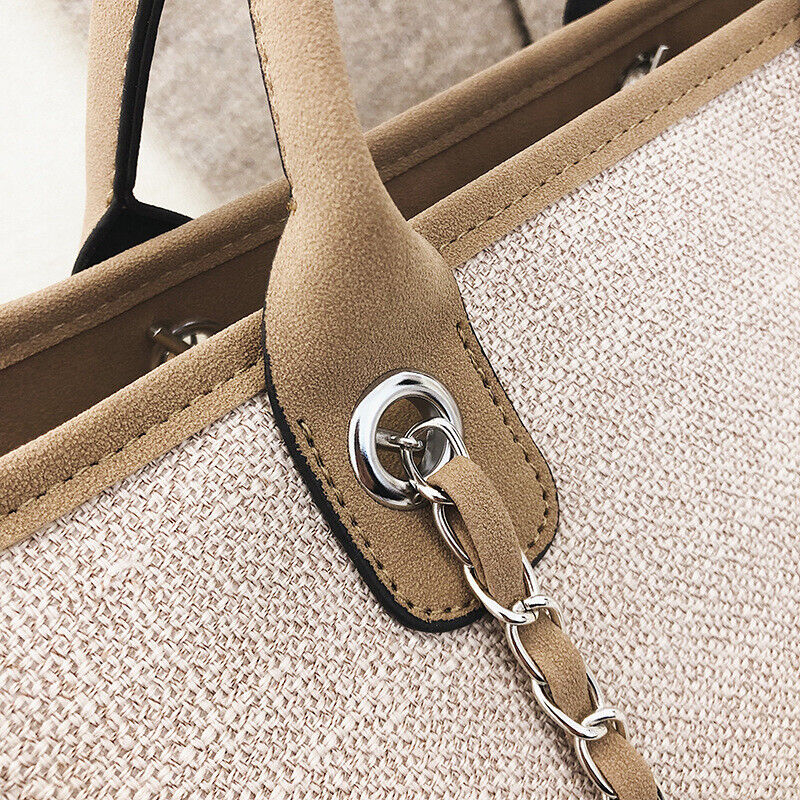 Elise - Spacious Canvas Tote Bag