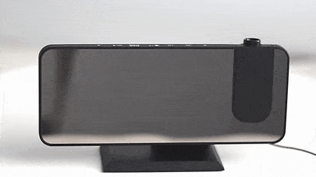 Astronatic Alarm Clock - LED Display with 180° Time Projector