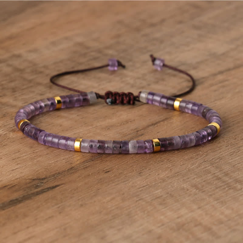 Seraphina - Braided Natural Stone Bead Bracelet for Women
