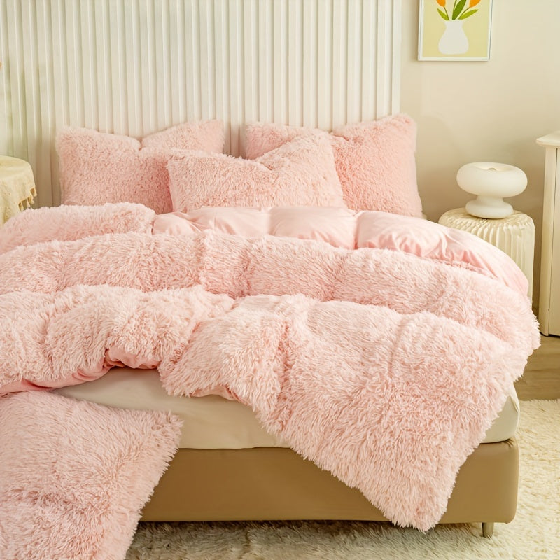 Ultra-Soft Plush Duvet Cover Set - Zipped