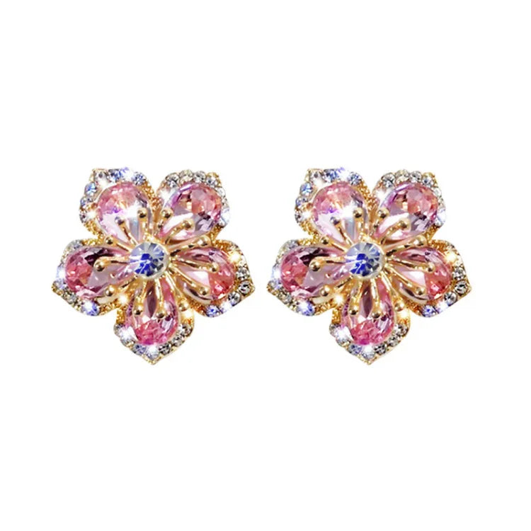 Flora - Flower Zirconia Earrings for Women