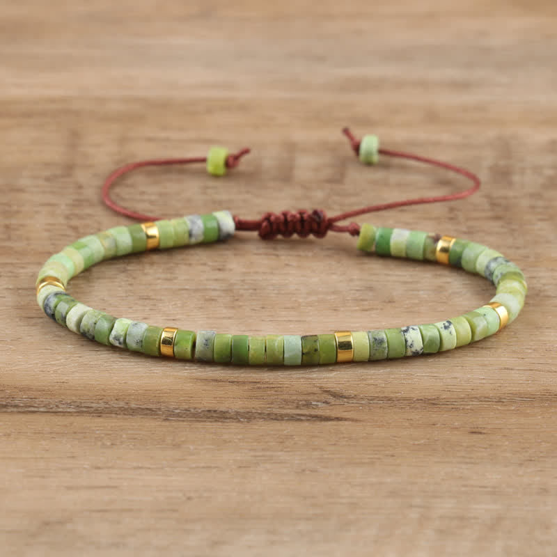 Seraphina - Braided Natural Stone Bead Bracelet for Women