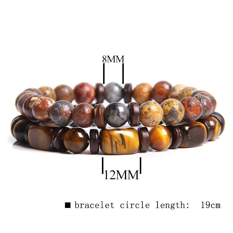 Naya - African Turquoise & Tiger Eye Bracelet for Women
