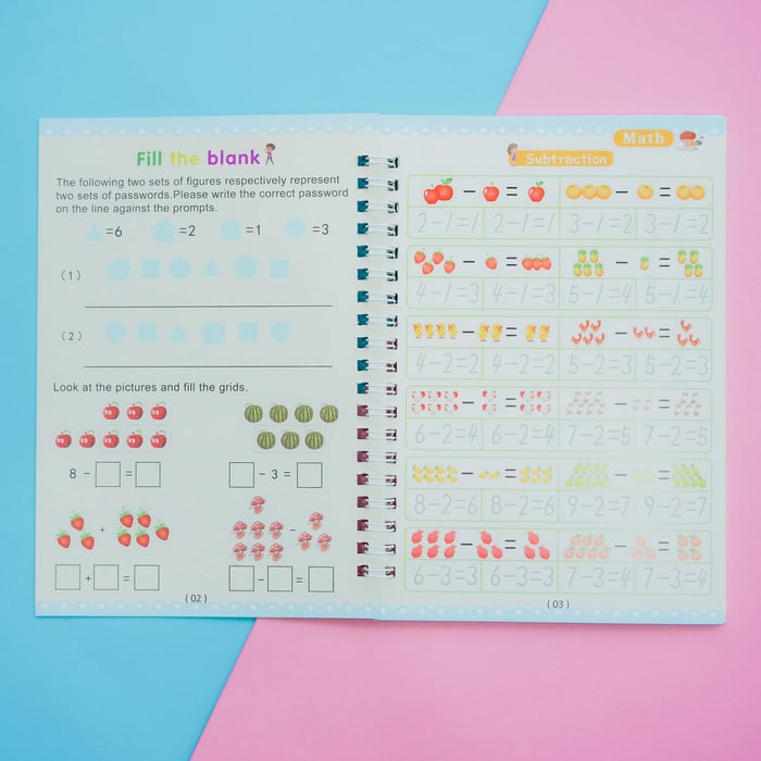 ScribbleJoy - Reusable Educational Writing Book