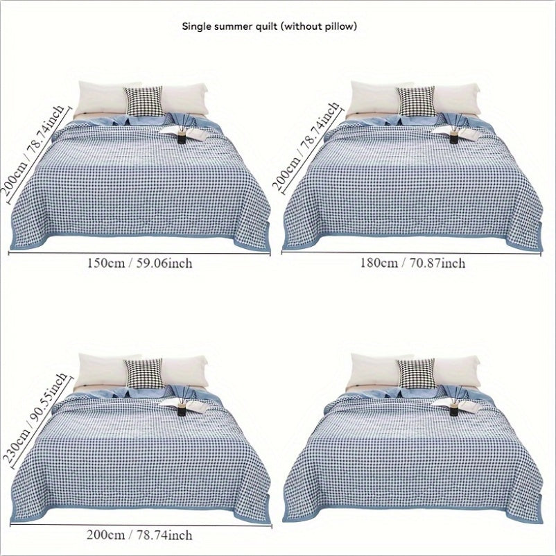 Preppy Plaid Summer Blanket - Cool Nights