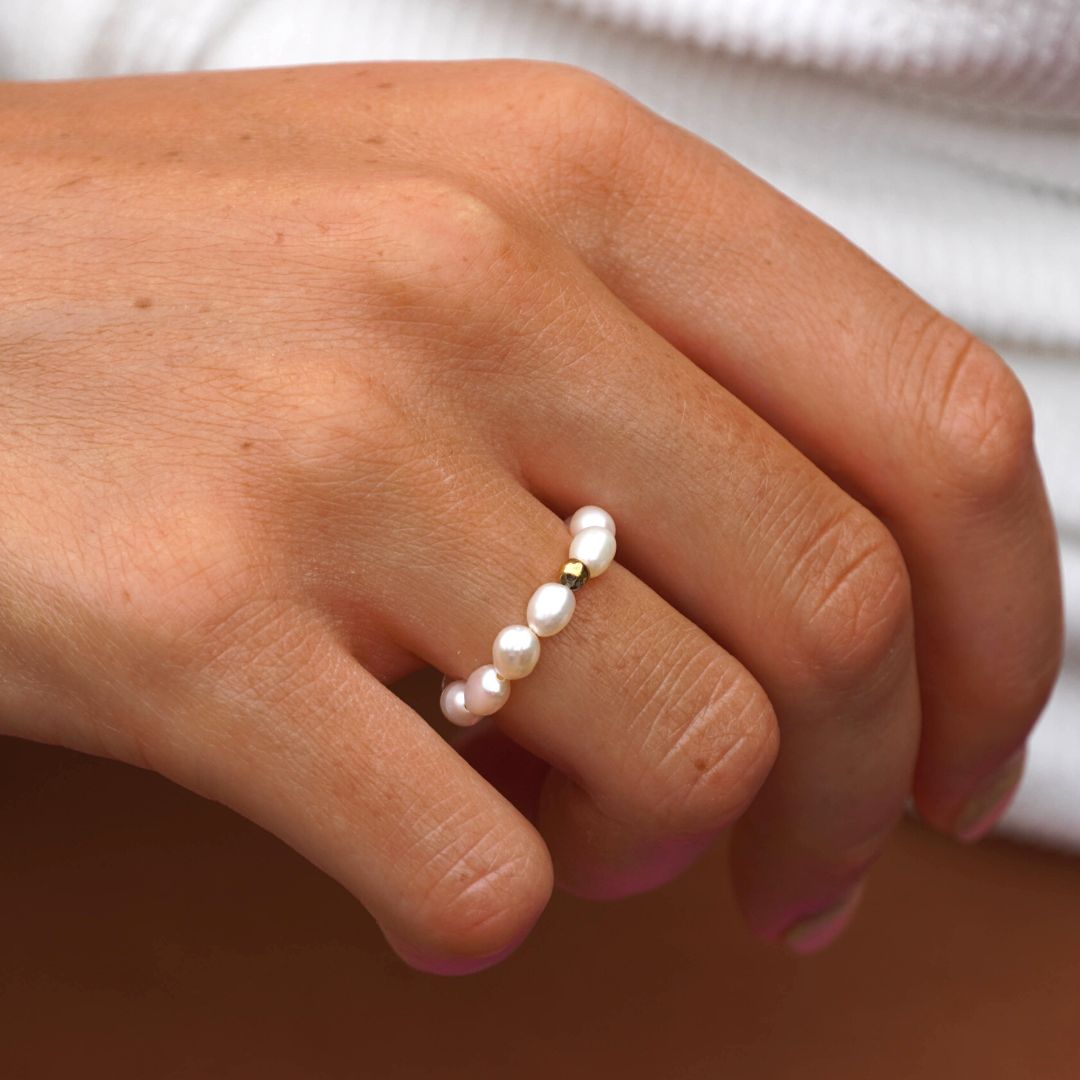 Selene - Ocean Pearl Ring for Women
