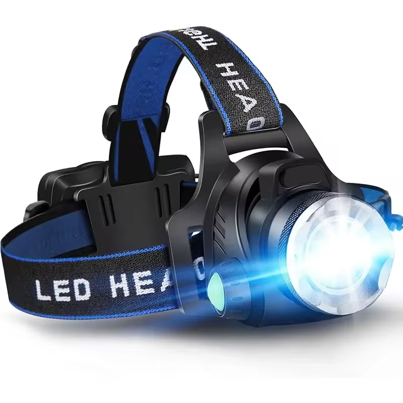 PowerGlow - Rechargeable Waterproof LED Headlamp for Outdoor Adventures