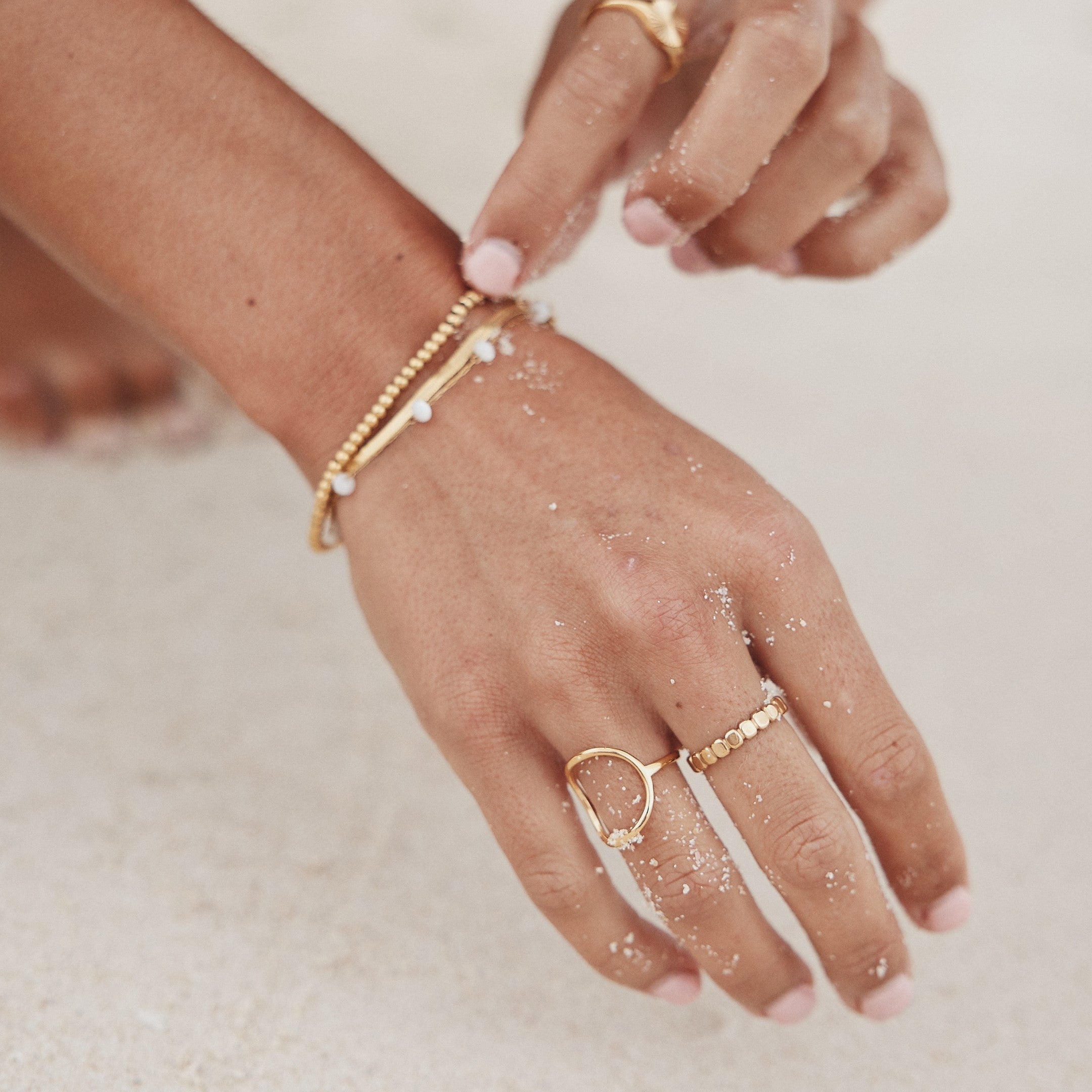 Elina - Beaded Ring for Women