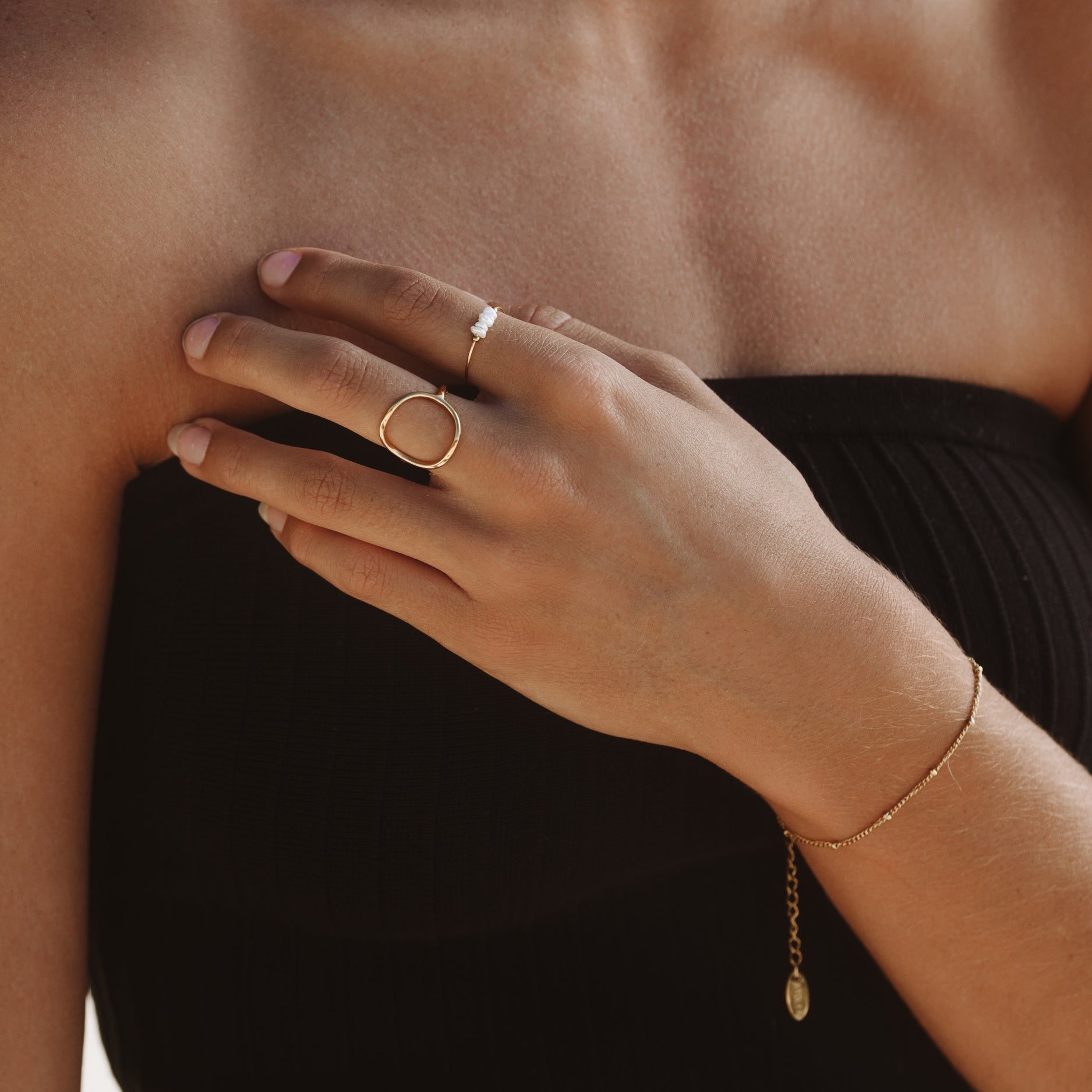 Liora - Beaded Bracelet with Subtle Charm for Women