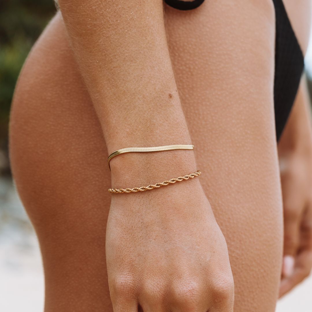 Lana - Herringbone Chain Bracelet for Women