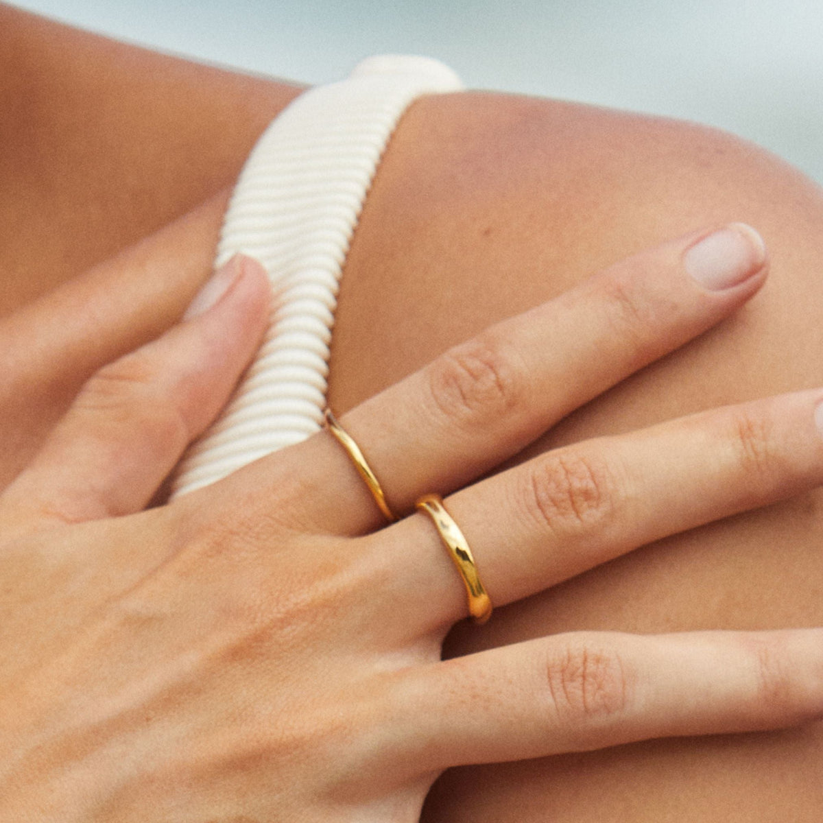 Luna Stackable Ring Set - Elegant Everyday Rings