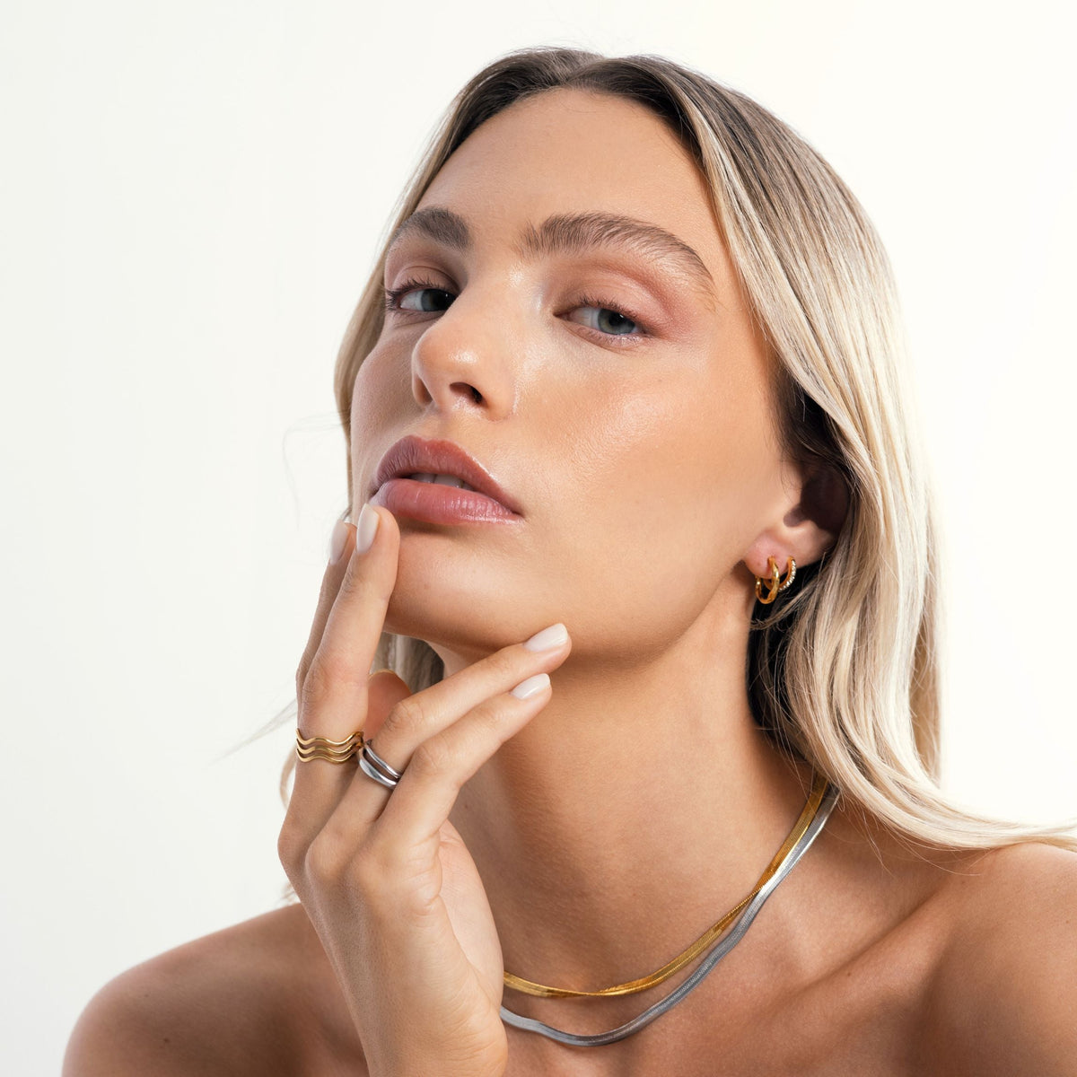 Luna Stackable Ring Set - Elegant Everyday Rings