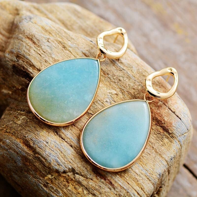Amara - Amazonite Earrings for Women