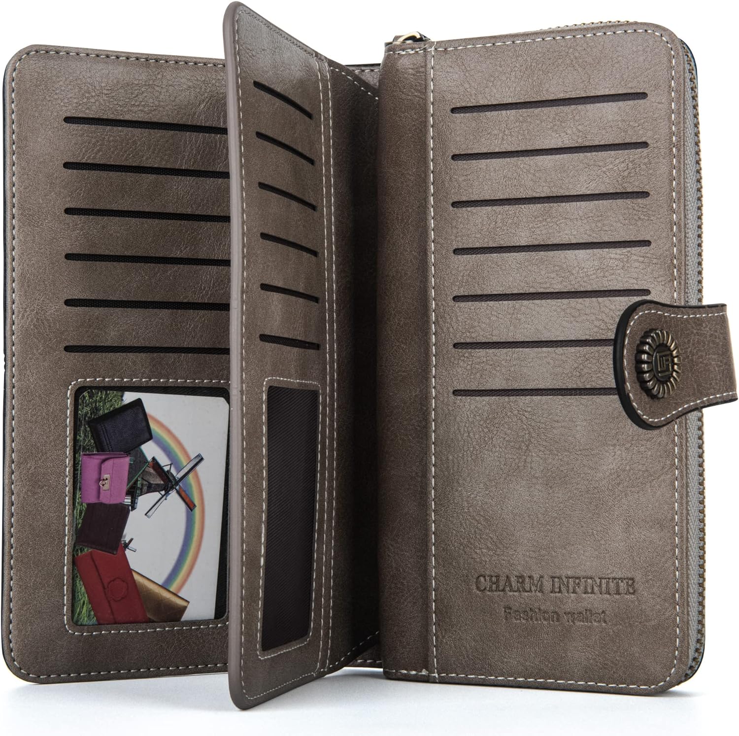 LeatherMax - RFID Leather Wallet with Wrist Strap