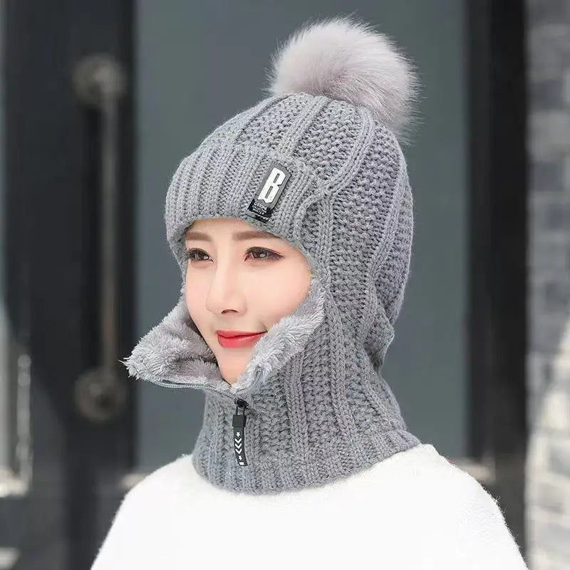 WinterPom - Cozy Pompom Winter Balaclava