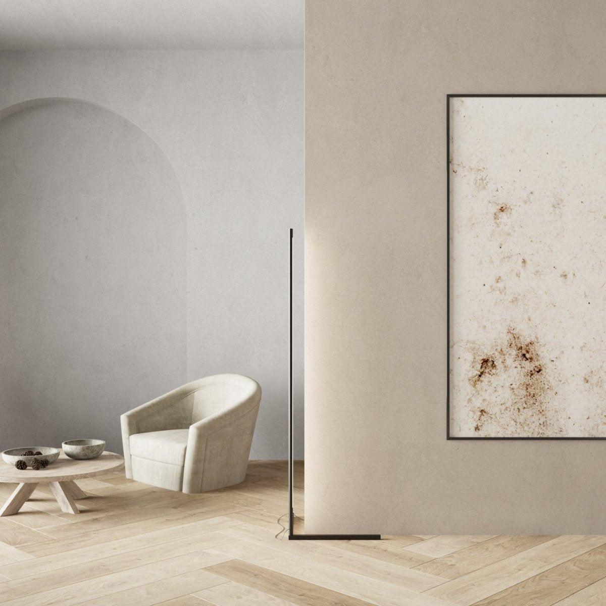 LumiCube – Modern LED Floor Lamp with Remote Control | Ambient Lighting