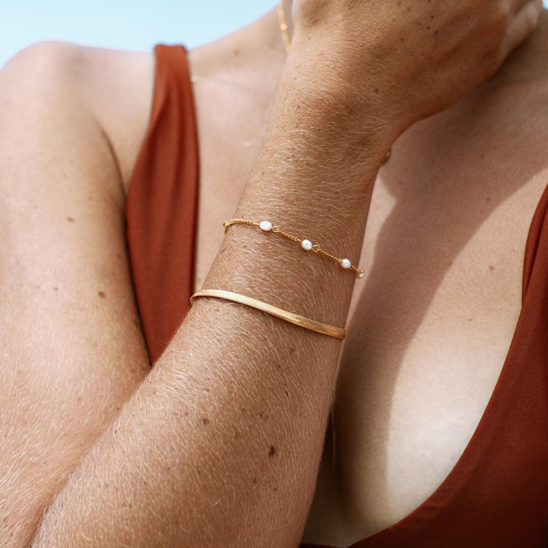 Lana - Herringbone Chain Bracelet for Women