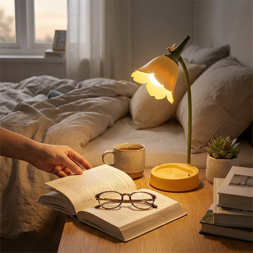 LumaPetal Cordless Table Lamp lifestyle