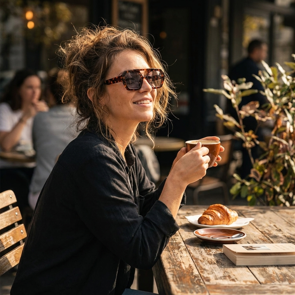 Chelsea Octagon Sunglasses lifestyle