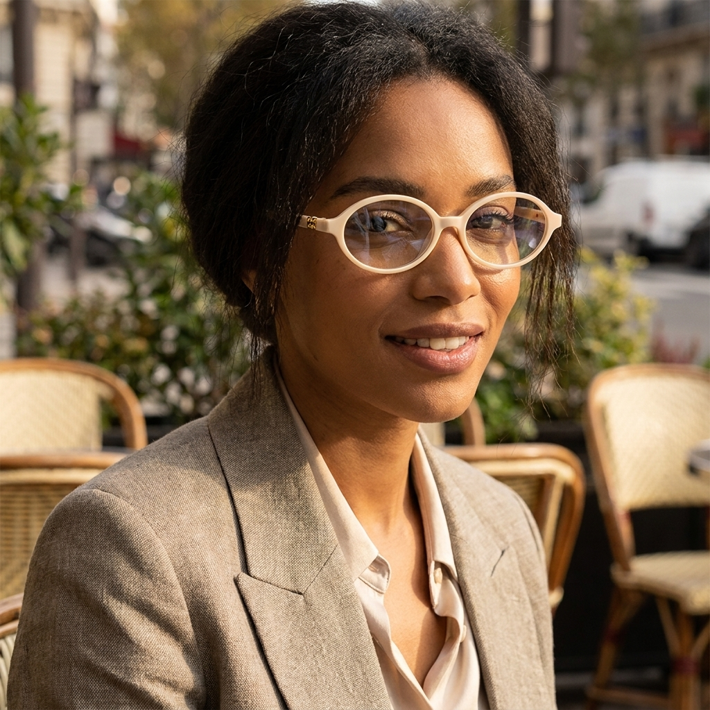 Trendy Round Fashion Glasses