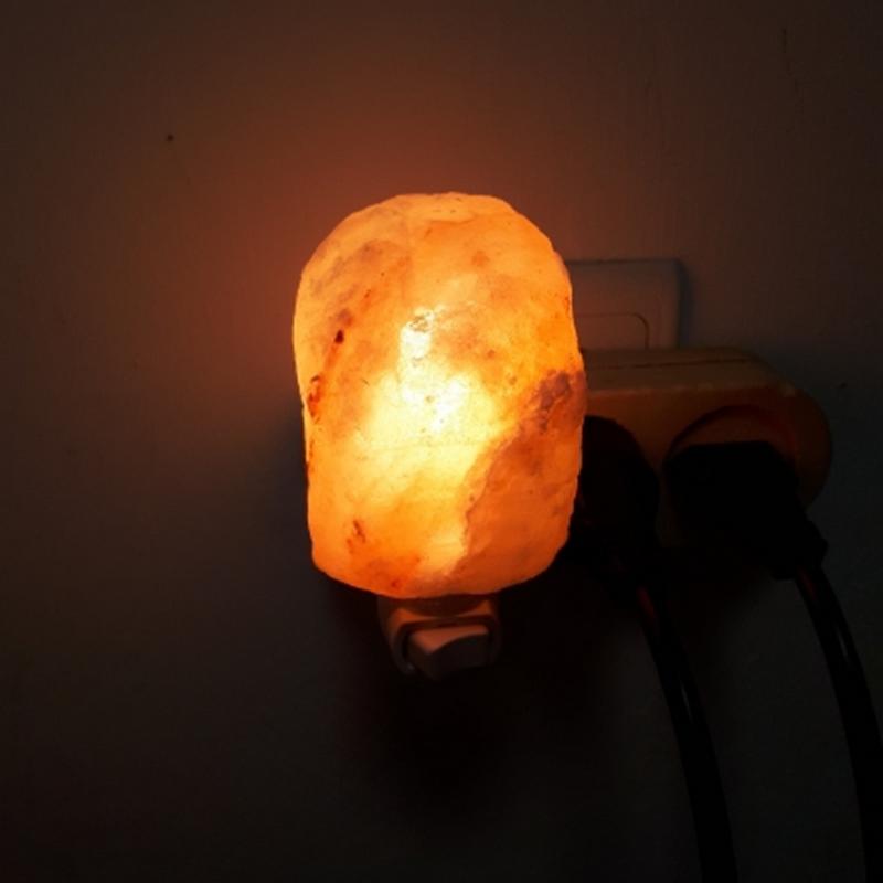 GlowSalt Himalayan Salt Lamp - Warm Ambient Light