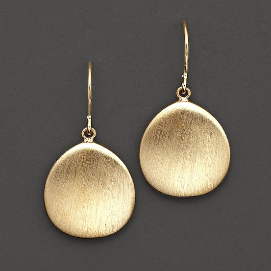 Sienna - Vintage Golden Plate Earrings for Women