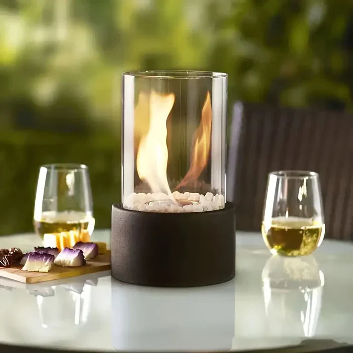 GlowLuxe - Portable Tabletop Fire Lantern