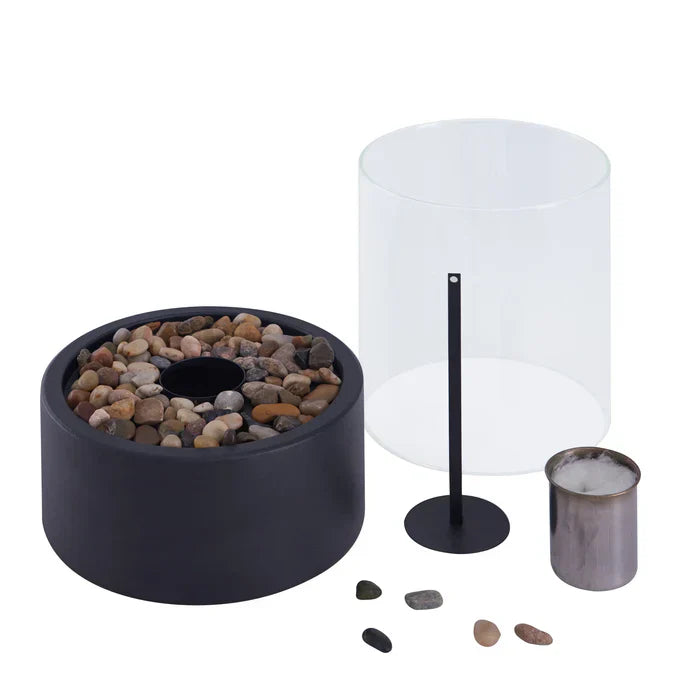 GlowLuxe - Portable Tabletop Fire Lantern