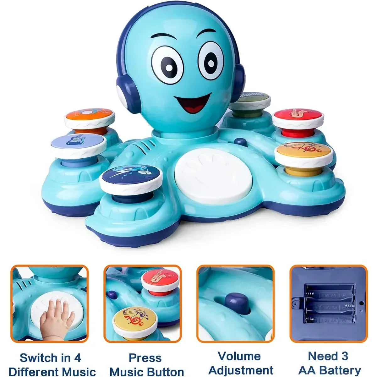 OctoJam - Creative Musical Toy for Young Talents