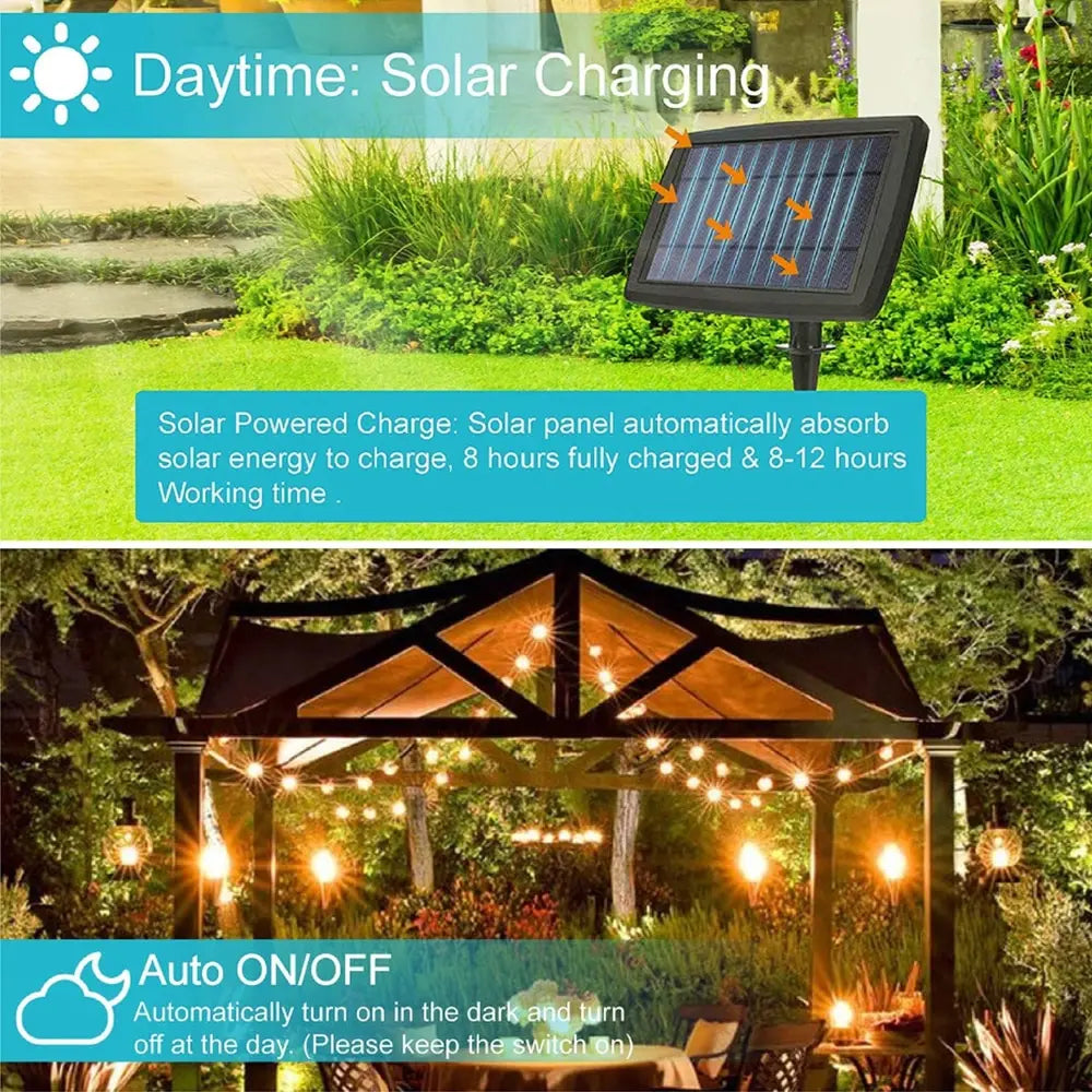 LED Solar String Lights Deluxe - Garden Fairy Lights