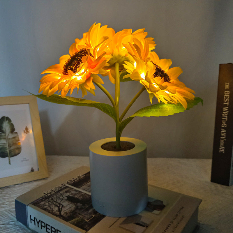 Sunflower Lamp - Wireless Solar Decorative Light