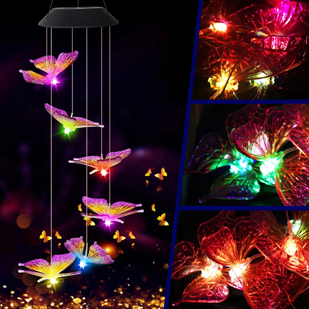 Solar Birds - Solar-Powered Garden Lights
