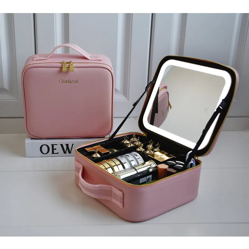 MirrorGlam - Makeup Bag with Mirror