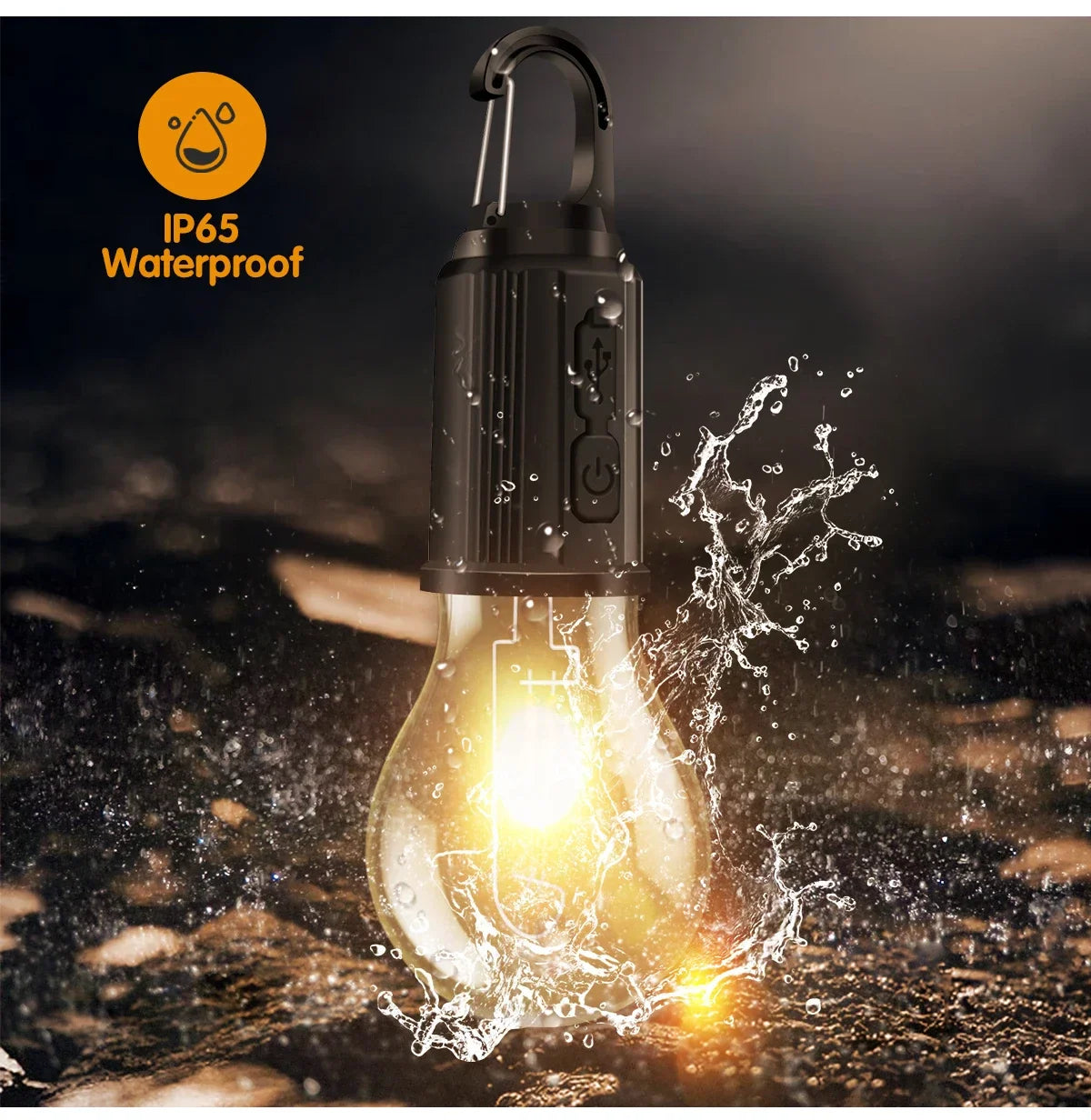 Rechargeable Retro Bulb - Camping Light