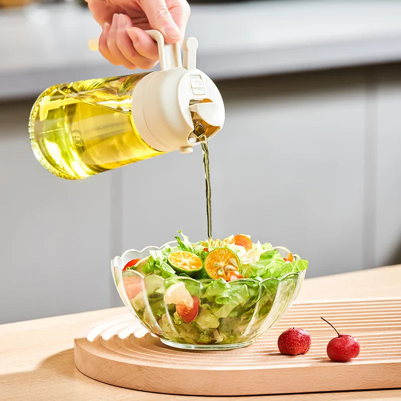 2-in-1 Oil Sprayer & Dispenser Bottle