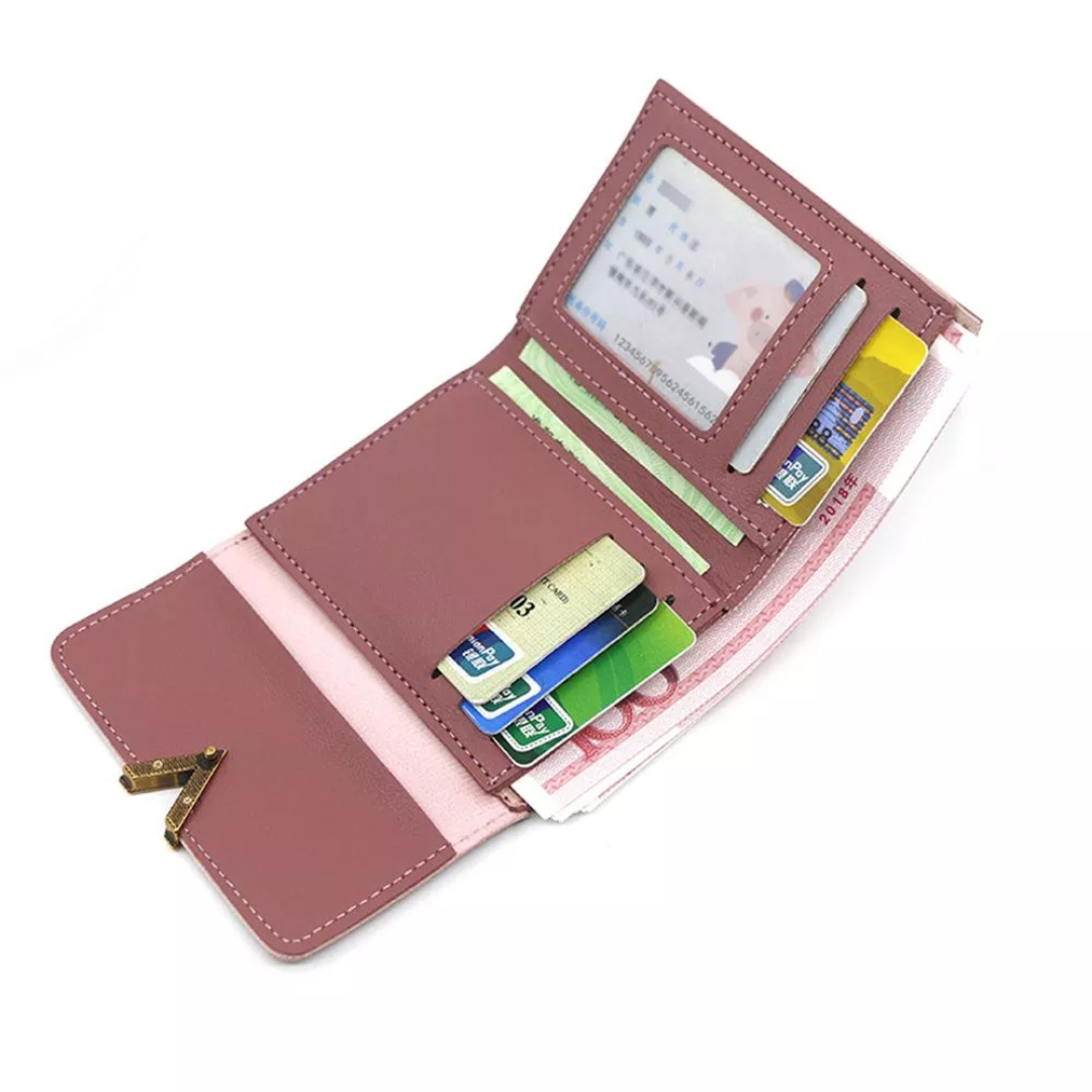 VelvetCoin Wallet - Compact Leather Coin Wallet for Women