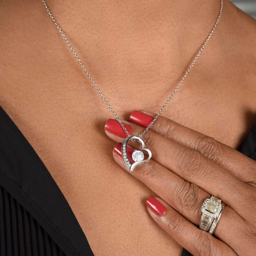 Diamond Love Necklace - Gift for Her