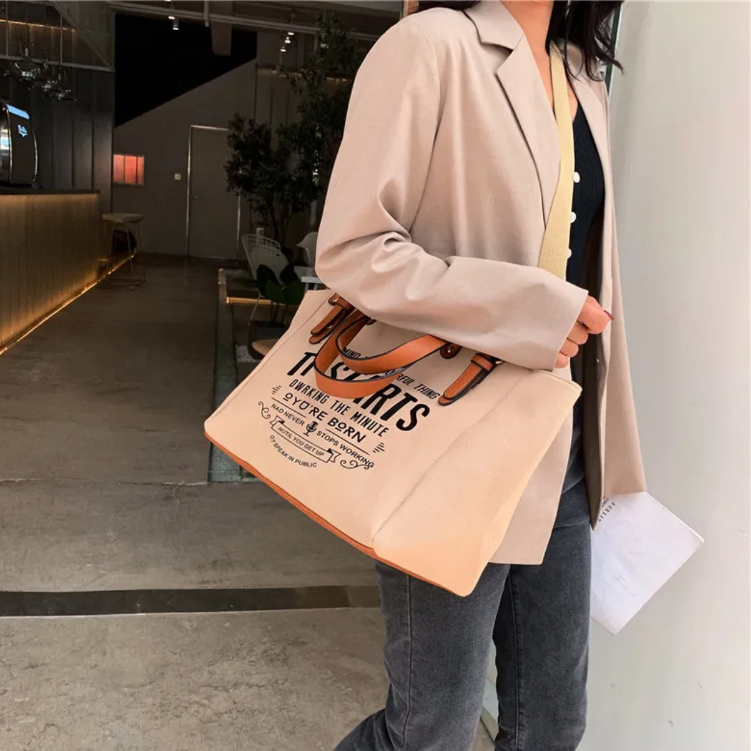 Lexie - Spacious Canvas Tote