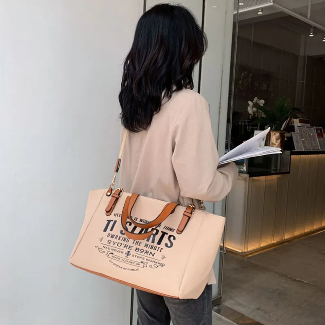 Lexie - Spacious Canvas Tote