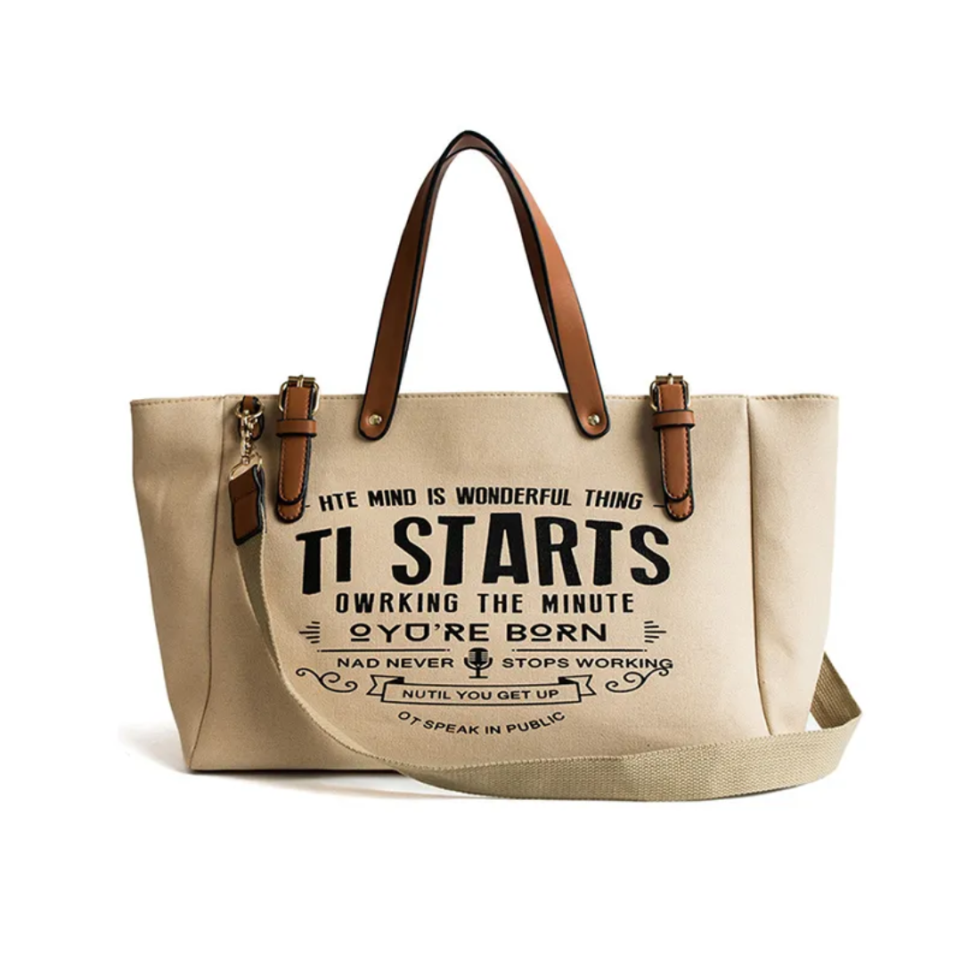 Lexie - Spacious Canvas Tote
