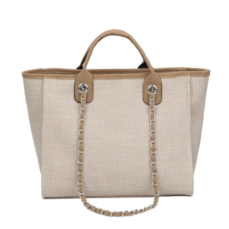 Elise - Spacious Canvas Tote Bag