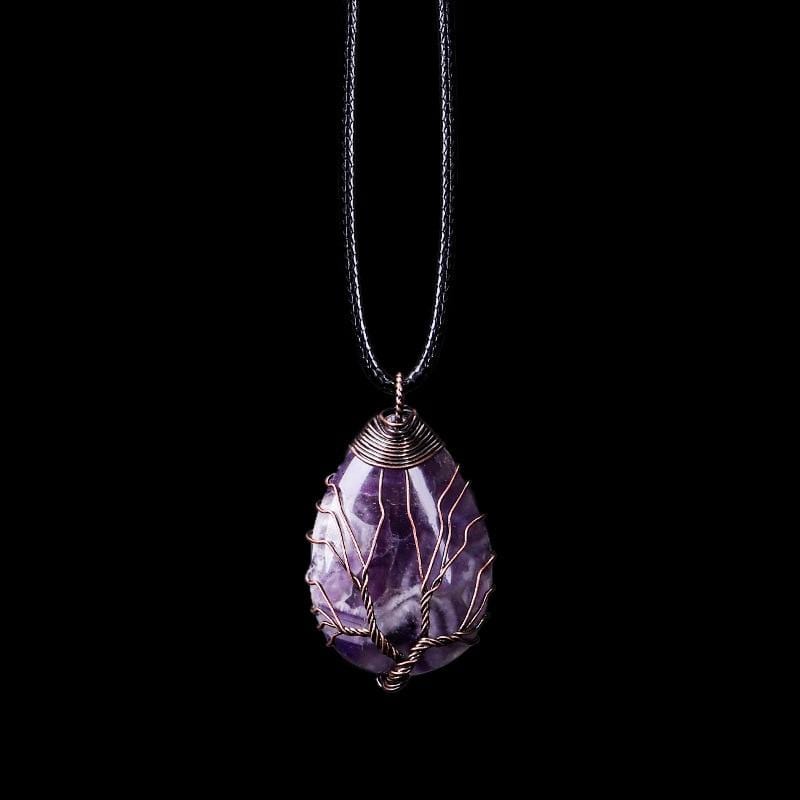 Seraphina - Amethyst Drop Necklace for Women