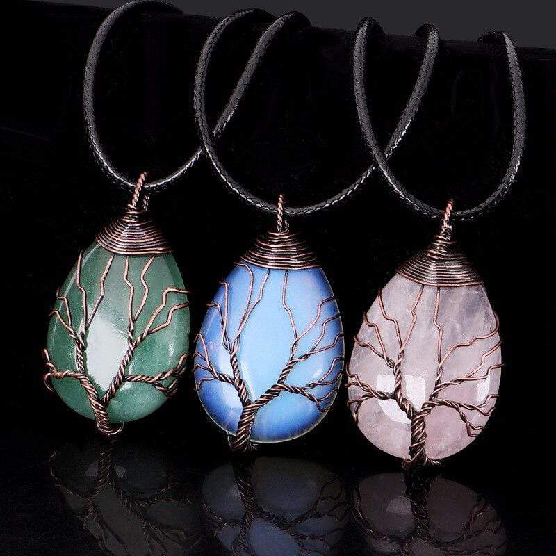 Velarien - Aventurine Teardrop Necklace