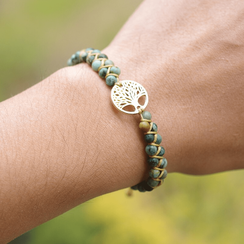 Auralyn - Tree of Life Jasper Bracelet