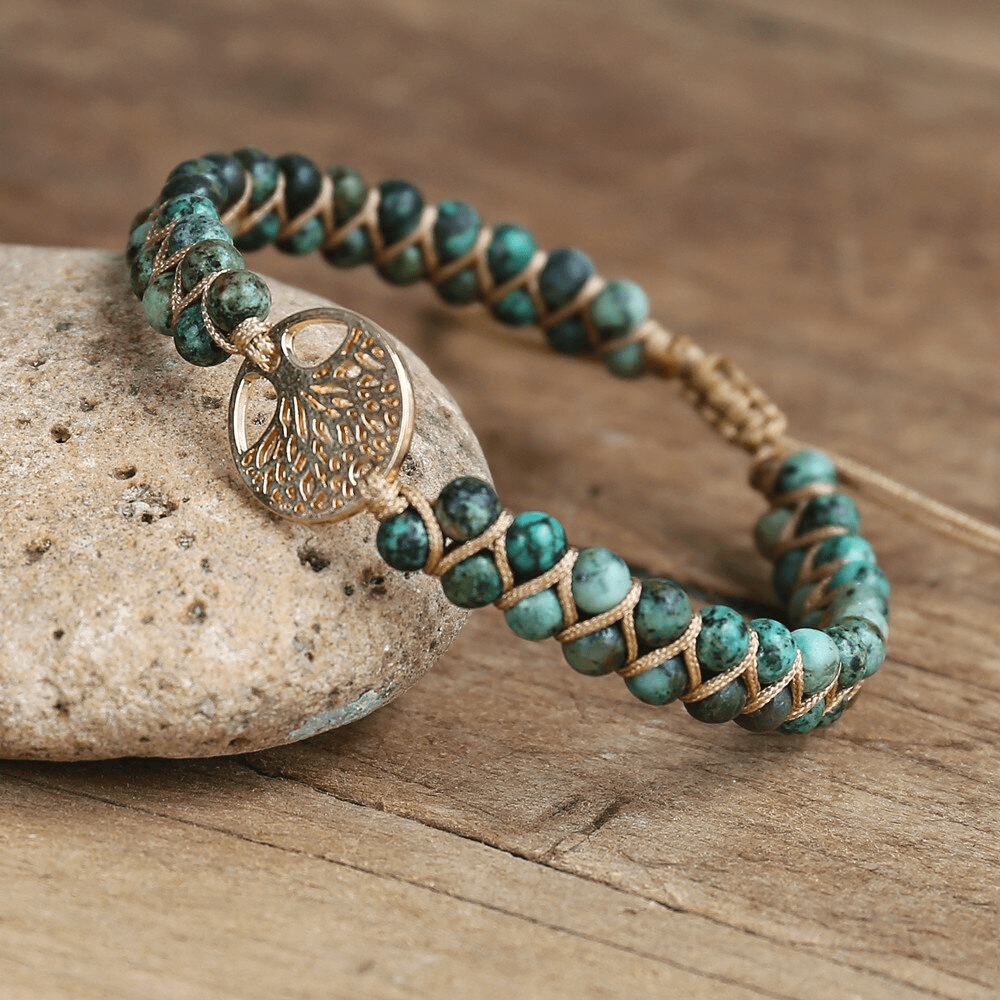 Auralyn - Tree of Life Jasper Bracelet