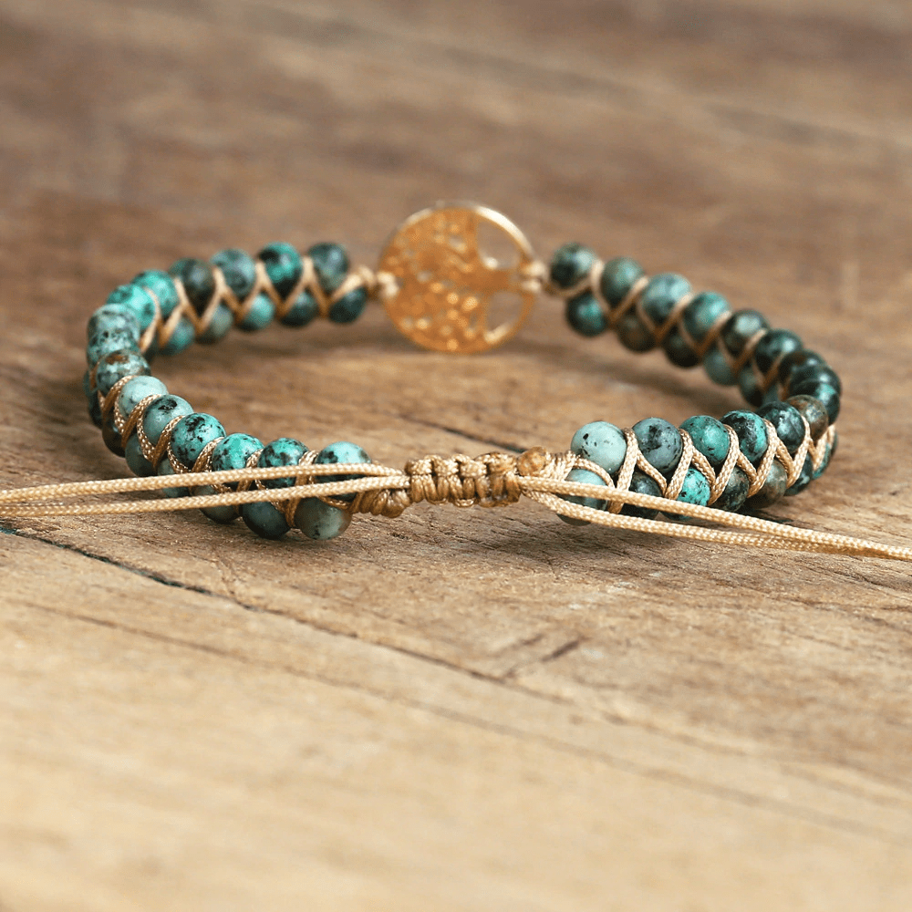 Auralyn - Tree of Life Jasper Bracelet