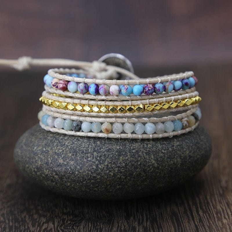 Amarilis - Jasper Wrap Bracelet for Women