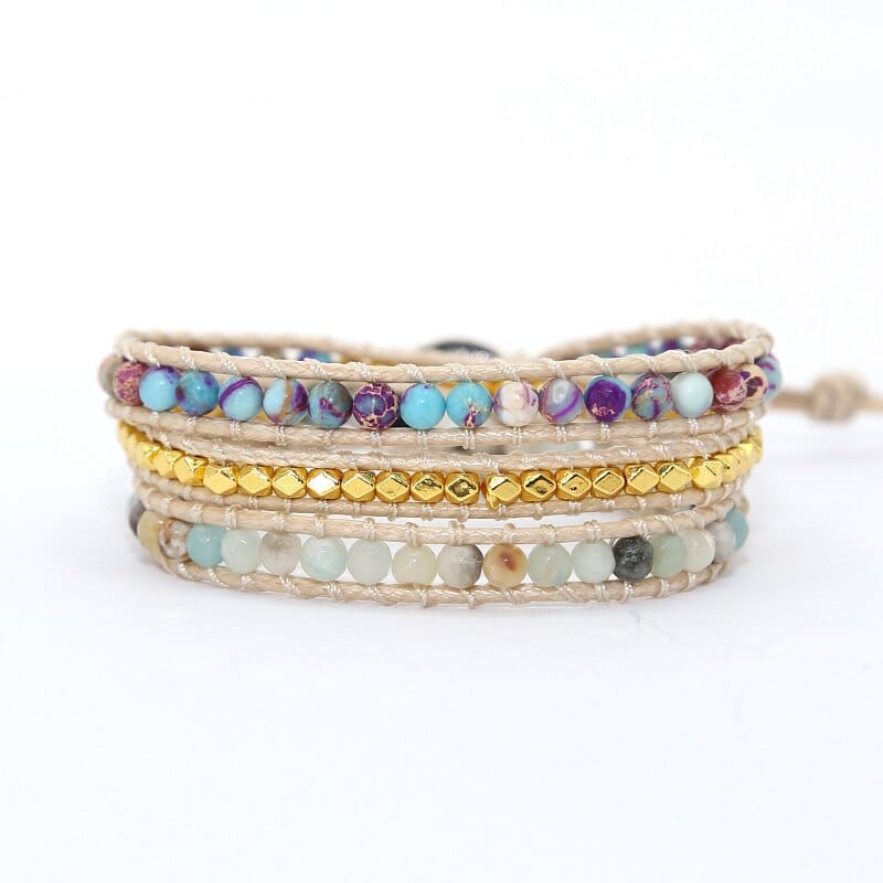 Amarilis - Jasper Wrap Bracelet for Women