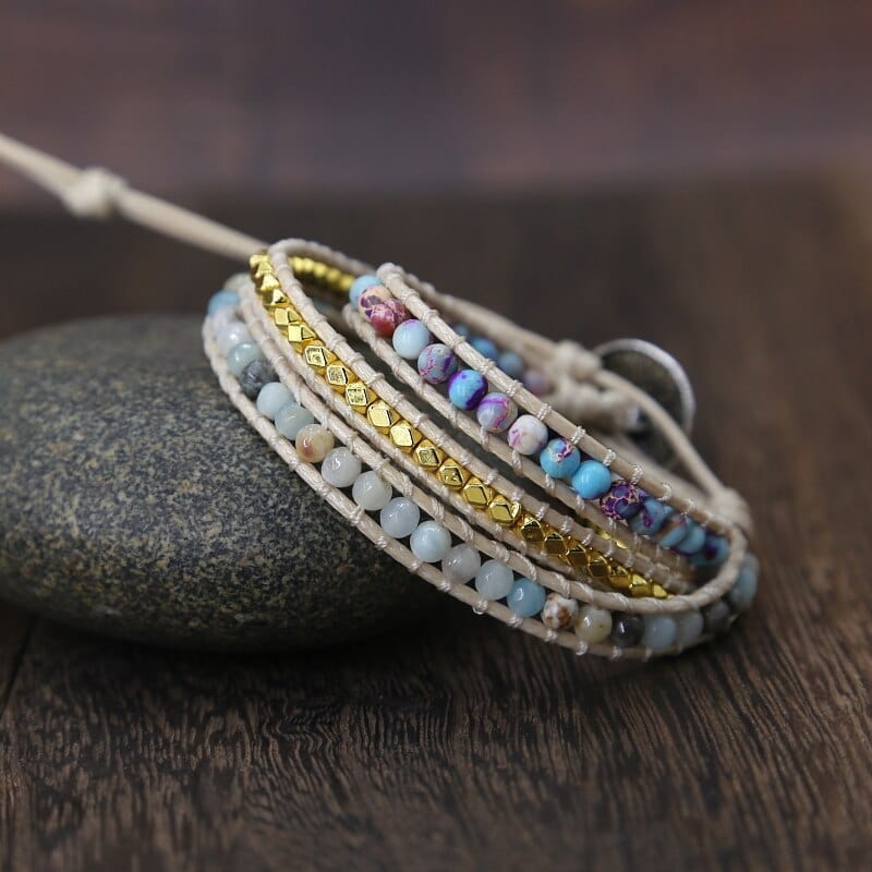 Amarilis - Jasper Wrap Bracelet for Women