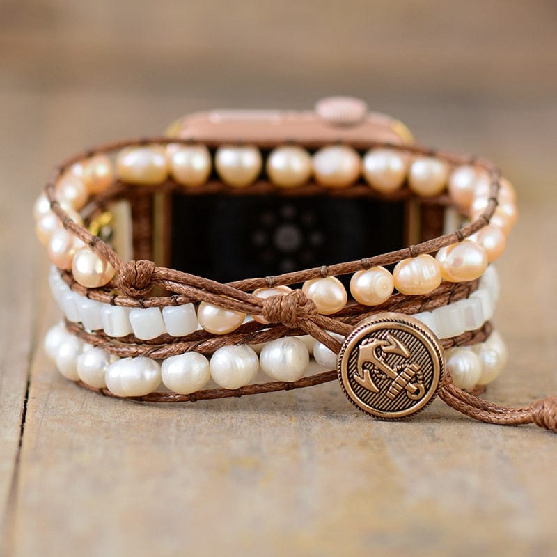 Elvianne - Freshwater Pearl Apple Watch Band